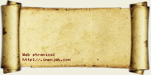 Valentina Raković vizit kartica